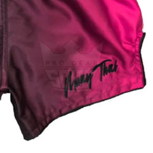 Pantalones Cortos de Muay Thai al por Mayor, Ropa Deportiva para Hombre, Spandex/Poliéster, Secado Rápido, Ligeros, Logotipo Personalizado en la Parte Delantera, para Entrenamiento de MMA y Kick Boxing - Product Image 5
