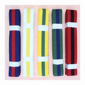 Haute qualité Judo Bjj karaté Taekwondo ceinture noire coton plusieurs couleurs Taekwondo Itf ceintures - Product Image 6
