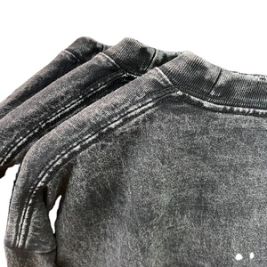 Haute qualité lourd lavé Vintage surdimensionné lavé à l'acide t-shirt été personnalisé coton t-shirt unisexe lavé à l'acide t-shirt - Product Image 1