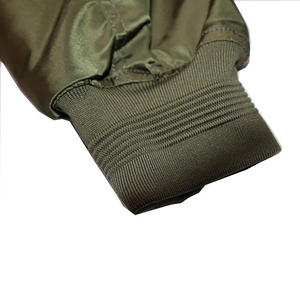 Custom Chenille Embroidery Logo Winter <b>Baseball</b> <b>Bomber</b> <b>Jacket</b> Eco-Friendly Breathable Waterproof Windproof 100% Cotton Canvas - Product Image 4