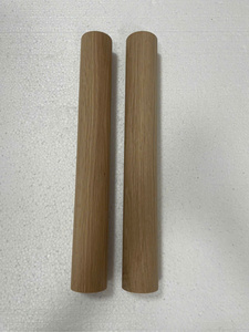 Anti Slip Safety Grab <b>Rail</b> Handrail Red Oak Round 4'-20' Length Customizable Staircase Parts Easy Installation - Product Image 5
