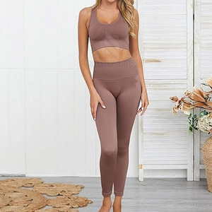 Active Wear Yoga Set para mujeres Seamless Women Yoga Set Fitness Wear Women Yoga Set para la venta en línea - Product Image 5