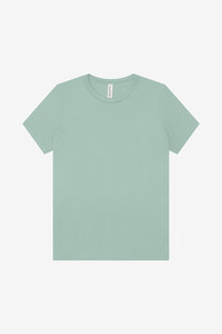 Camisetas de cuello redondo de algodón para mujer, Camiseta básica de manga corta de Color sólido, camiseta de corte clásico, camisetas transpirables de verano para mujer, camisetas en blanco - Product Image 6