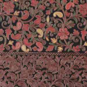 Chal de Lana Pashmina Bordado, Premium, Suave, Cálido, Transpirable, Tradicional, Hecho a Mano, Sólido, para Hombre, Invierno, de Lujo - Product Image 6