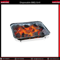 Barbecue instantané jetable en aluminium à prix réduit, charbon de bois à combustion unique, 120 minutes de combustion, dispositif de sécurité flamme pour