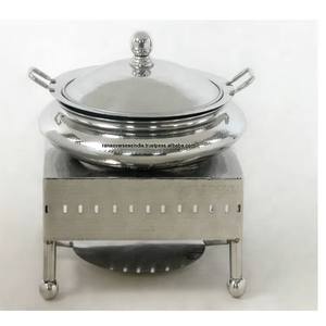 Chauffe-plat rond en acier inoxydable avec couvercle Plat de service de restauration haut de gamme Idéal pour les restaurants, les hôtels, les fêtes et les banquets - Product Image 6