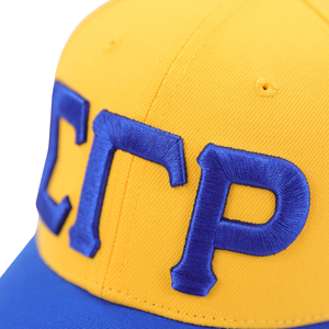 Sigma Gamma Rho Letter <b>Ball</b> Cap Gold Blue Womens Greek Letter Hat SGR Embroidered <b>Baseball</b> Cap Sorority Apparel Adjustable - Product Image 4