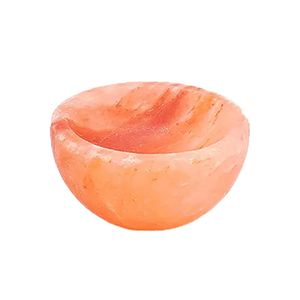 Cuenco de sal rosa del Himalaya, artesanías naturales únicas para uso en la mesa, plato de especias minerales, cuenco decorativo para servir - Product Image 3