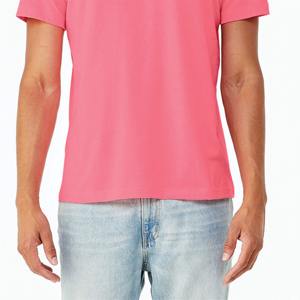 T-shirt col rond élégant pour hommes, sérigraphie confortable et personnalisée 100% coton à manches courtes en tricot Design polyvalent Stock - Product Image 6