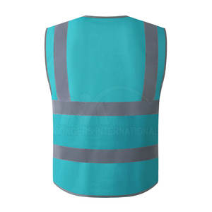 Gilet en polyester haute visibilité pour le trafic et la construction d'entrepôts Vêtements de sécurité extérieurs respirants Vêtements de travail réfléchissants haute visibilité - Product Image 3