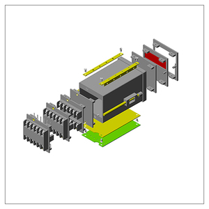 Gabinete de metal de nivel IP54 Panel Din de instrumentos industriales Estuches de montaje de Cajas electrónicas y de instrumentos a buen precio - Product Image 6