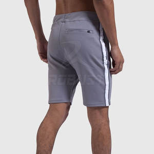 Pantalones cortos de gimnasio de estilo callejero para hombre, venta al por mayor, patrón sólido, entrenamiento, correr, ropa deportiva, antiarrugas, no tejido, Jogger Fitness - Product Image 6