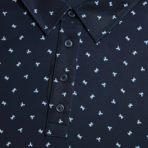 ODM superventas cuarto botón abajo Polo camiseta para hombres sublimación de punto de algodón Turn Down Collar Golf Polo camisa - Product Image 6