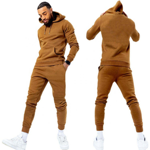 ชุดกีฬาคุณภาพสูง ชุดออกกำลังกาย เทคโนโลยีผ้าฝ้ายฟลีซ 100% ชุดวอร์มเทรนนิ่งผู้ชาย แฟชั่นทันสมัย ชุดวอร์มแบบสั่งทำพิเศษ - Product Image 2