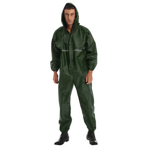 One Piece Waterproof Coveralls Unisex Hooded <b>Raincoat</b> Reflective Suit Protective Working Uniform Waterproof Insulated Coveralls - Product Image 2
