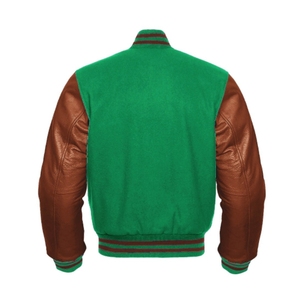 Veste de baseball varsity à manches longues, design personnalisé, nouvelle conception, vente en gros, marque OEM, design tendance, veste varsity unie, veste varsity à lettres - Product Image 4