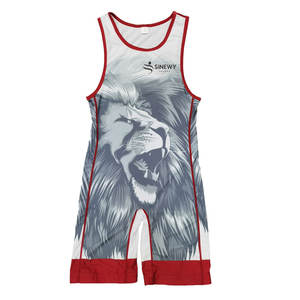 ชุดกีฬาเสื้อกล้ามมวยปล้ำชุดออกกำลังกายเยาวชนเสื้อกล้ามมวยปล้ำดีไซน์ล่าสุด - Product Image 1