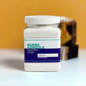 BUBBS DRIZZLE Fall Y'All Powder <b>Detergent</b> 30 Oz. Machine Wash for Apparel & Laundry - Product Image 1