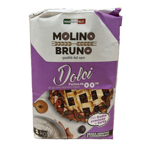 Harina de Pizza Italiana 00 de Primera Calidad, Bolsa de 1 kg, Lista para Usar para Pizzas Napolitanas y Focaccia - Product Image 1