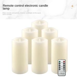 TOOWIN Led Electronic Candle <b>Lamp</b>, Paraffin Wax Swaying Wave Simulation Candle - Product Image 3