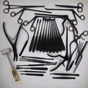 Juego de Instrumentos Quirúrgicos para Laminectomía de la Mejor Calidad, 35 Piezas, Recubrimiento Negro, Juego de Herramientas Ortopédicas para Columna Vertebral, Aprobado por CE, Narham Enterprises - Product Image 1