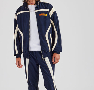 Qualité supérieure 2025 Streetwear 100% Nylon élégant survêtement pour hommes deux pièces survêtement Fit pantalon ensembles Baggy survêtement pour hommes - Product Image 6