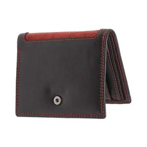 Portefeuille élégant en cuir PU pour hommes, antivol de haute qualité, nouveau design multifonctionnel avec fermeture à bouton RFID de luxe avec logo personnalisé - Product Image 1