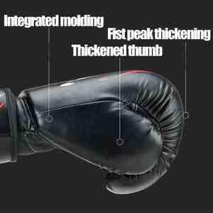 Guantes Deportivos de Venta Directa de Fábrica Co BG-KS-001, Guantes de Boxeo de Cuero MMA, Guantes Profesionales de Kick Boxing, Muay Thai, Sparring, Transpirables - Product Image 3