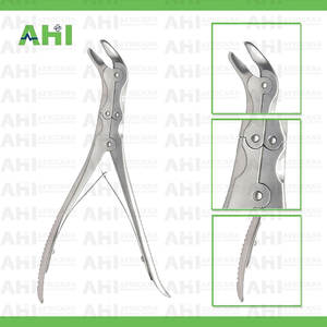 Rongeur Óseo de Acción Compuesta Leksell Stille, Mordida de 8 mm, 240 mm, Acero Inoxidable Quirúrgico, Manual, Clase I, Certificado CE, Reutilizable - Product Image 2