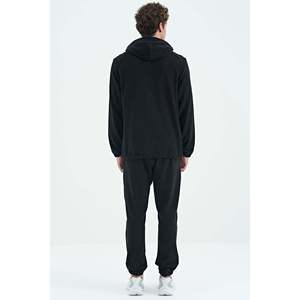 ชุดวอร์มผู้ชาย Hector Black Hooded Fleece รุ่น 85227 - สีดำ/ดำ - Product Image 2