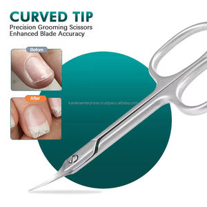 Professional Stainless Steel Cuticle Scissors Extra Sharp Tip Cuticle <b>Dead</b> Skin Scissors Russian Styles Manicure Tools - Product Image 6