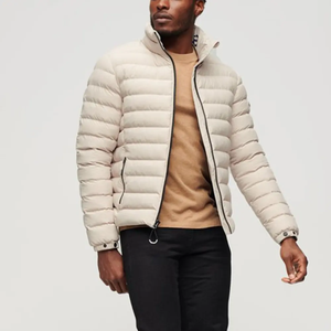 Offre Spéciale surdimensionné grande taille bouffée d'hiver épais chaud hommes Logo personnalisé bulle vêtements hommes veste bouffante - Product Image 3