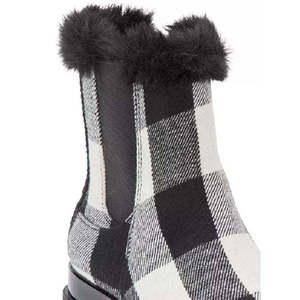 Stivali alti DKNY da donna con zeppa e suola a blocchi, classici slip-on, con rialzo interno, per estate/inverno, neri, taglia 8.5 - Product Image 2