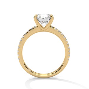 2.0ct Round Brilliant Cut CZ <b>Solitaire</b> <b>Ring</b> 925 Sterling <b>Silver</b> Engagement Band - Product Image 5
