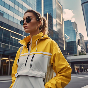 Chaqueta impermeable para senderismo para mujer, ropa informal para invierno y otoño, chaqueta cortavientos de secado rápido para mujer - Product Image 5