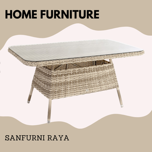 Modern Contemporary Design Rattan Wicker <b>square</b> Dining <b>Table</b> Dining Room Furniture Direct Factory From Indonesia Wholesale Price - Product Image 3