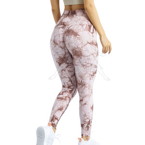 Legging de yoga pour femme à dos froncé, coupe confortable, en tissu premium, pour l'entraînement quotidien - Product Image 2