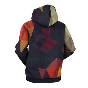 Sweats à capuche en coton et polyester pour hommes Concevez vos propres sweats à capuche respirants pour hommes - Product Image 5
