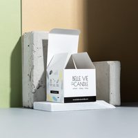 Scatola Espositiva Cosmetica Pieghevole Personalizzata di Alta Gamma, Ecologica e Impermeabile, per Imballaggio di Shampoo e Profumi, in Cartone Ondulato Kraft con Laminazione Opaca
