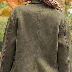 New Arrival Casual Design Winter Wear <b>Suede</b> Leather <b>Jacket</b> for Women Wholesale Price <b>Suede</b> Leather <b>Jackets</b> - Product Image 5