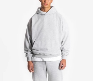 OEM personnalisé 2024 hiver tendance coton lourd hommes sweat à capuche qualité brodé surdimensionné polaire imprimé avec logo personnalisé - Product Image 4