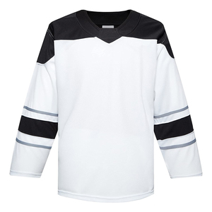 Maillot de hockey sur glace sur mesure respirant à séchage rapide, design entièrement sublimé sur le devant, vêtements de sport professionnels OEM 100% polyester - Product Image 5