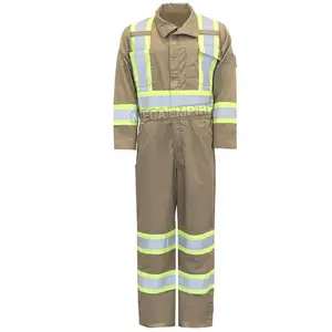 Custom Designs Safety Suit Industrial Construction Flame Resistant Work Suit Wear Work Clothes for Men