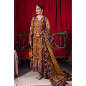 Nureh jhoomro ฉบับแต่งงานหรูหรา '25-เสื้อ A-Line gulshan สุดหรู NL-40 TC-1432 - Product Image 1