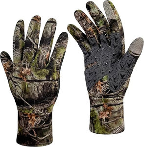 Gants de chasse tactiques pour hommes avec poignets ajustables, tissu respirant et forte adhérence de la paume pour les sports de plein air, personnalisation de la marque - Product Image 1