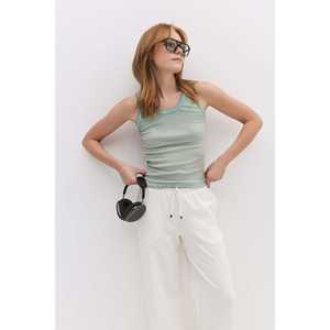 Blusa Casual de Manga Larga con Cuello Redondo y Efecto Desgastado, con Logotipo Frontal, Corte Regular, 220g, 95% Algodón - Product Image 2