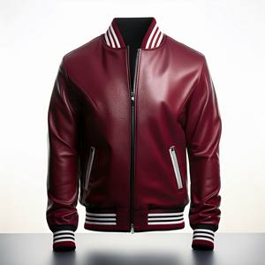 Wholesale Varsity <b>Jackets</b> with Leather Sleeves Stylish Letterman Bomber Chicago <b>Jackets</b> for <b>Boys</b> - Product Image 1