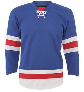 Vente en gros de maillots d'uniformes de hockey sur glace 100% polyester personnalisés de qualité unique avec impression par sublimation et couleur unie - Product Image 4
