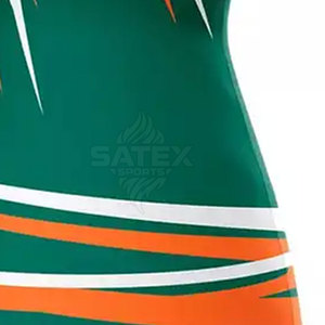 Nuevo personalizar al por mayor precio barato Netball uniforme mejor calidad diseño mujeres Netball uniforme - Product Image 6