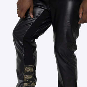 Anti-wrinkle Man <b>Trouser</b> Plain Dyed Stylish <b>Leather</b> Best Style Custom Colors in Top Selling Price <b>Leather</b> <b>Men</b> <b>Leather</b> Pants - Product Image 5